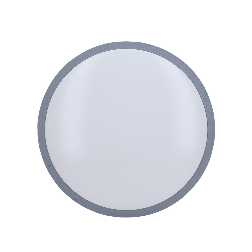 LED Dimmeres mennyezeti lámpa GREY LED/48W/230V 3000-6500K szürke átm. 38 cm + távirányító