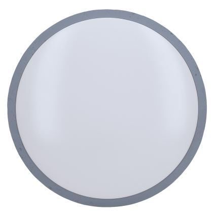 LED Fényerőszabályzós mennyezeti lámpa GREY LED/60W/230V 3000-6500K szürke átmérő 49 cm + távirányító