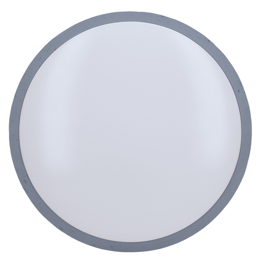 LED Fényerőszabályzós mennyezeti lámpa GREY LED/60W/230V 3000-6500K szürke átmérő 49 cm + távirányító