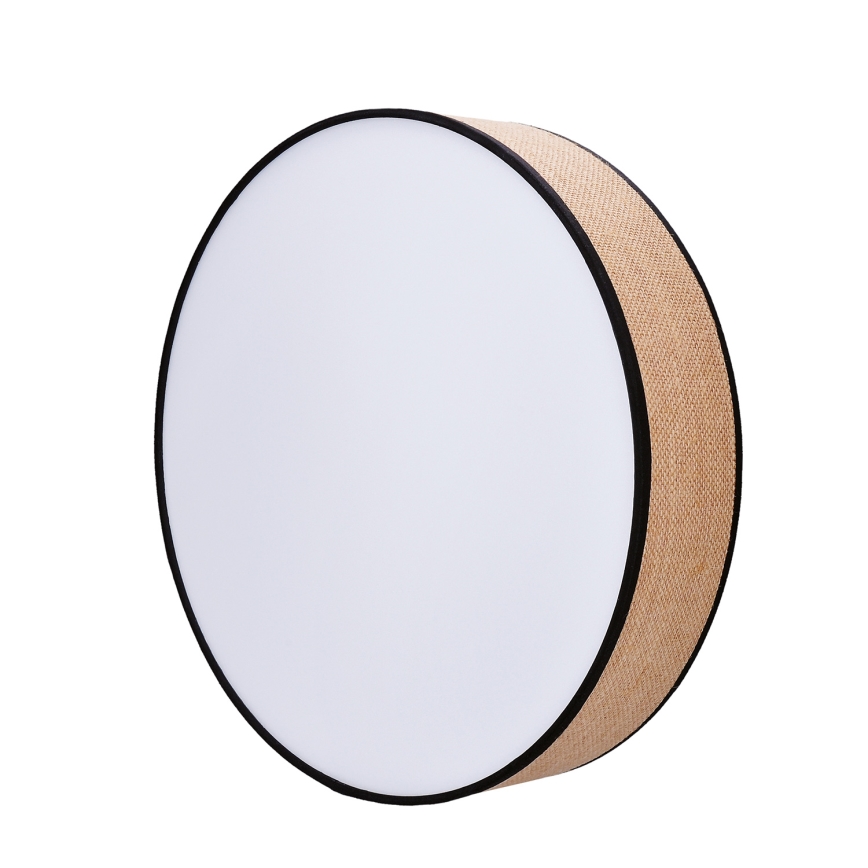 LED Dimmeres mennyezeti lámpa BROWNIE LED/48W/230V 3000-6500K barna átmérő 40 cm + távirányító