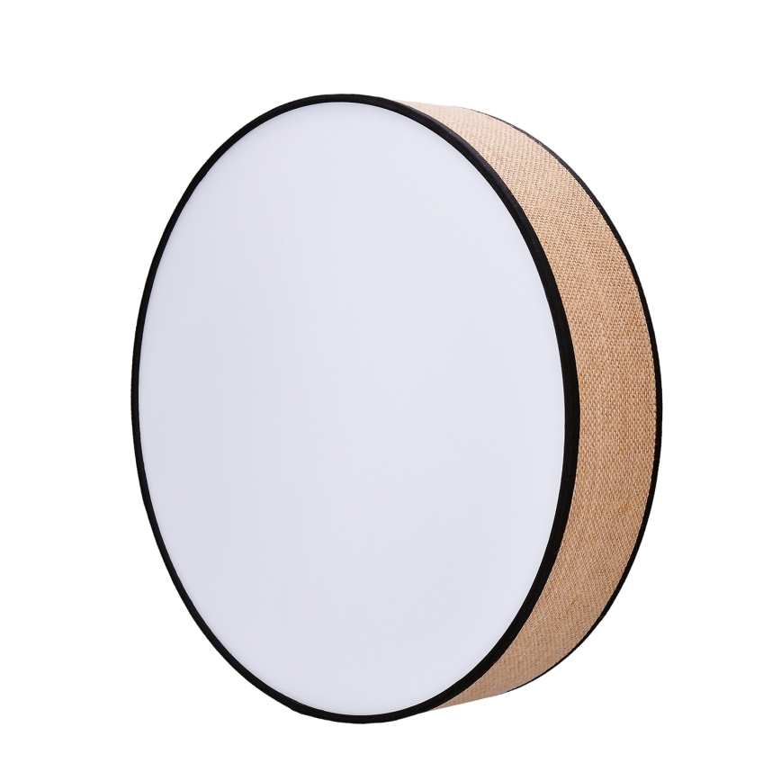 LED Dimmeres mennyezeti lámpa BROWNIE LED/60W/230V 3000-6500K barna átmérő 50 cm + távirányító