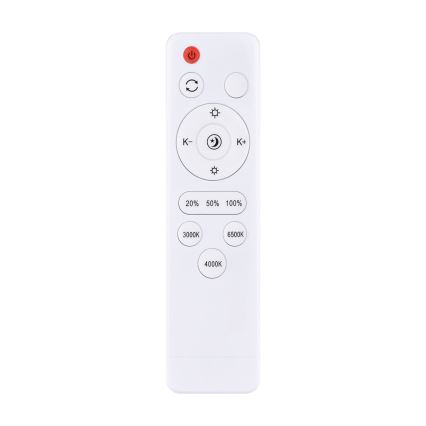 LED Dimmelhető mennyezeti lámpa ESTELA LED/36W/230V átm. 30 cm fehér + távirányítás