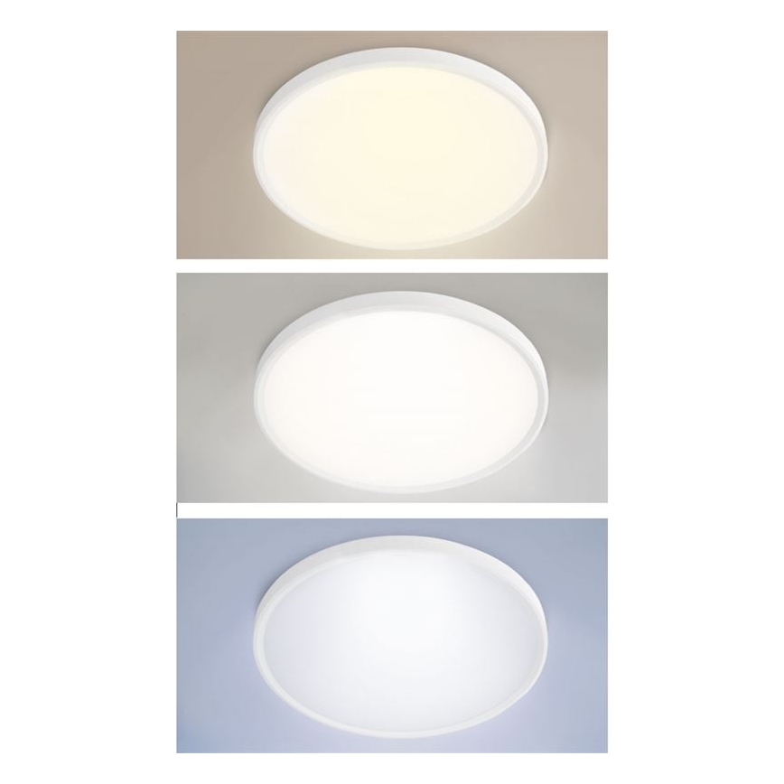 LED fényerőszabályozható mennyezeti felületre szerelhető, függesztett lámpatest LED/50W/230V 3000-6500K + távirányító