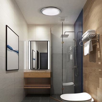 LED fürdőszobai mennyezeti lámpa ACATE LED/18W/230V 3000/4000/6000K átmérő 22 cm IP54