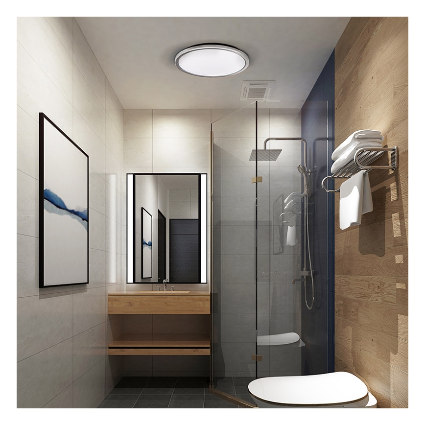 LED fürdőszobai mennyezeti lámpa ACATE LED/18W/230V 3000/4000/6000K átmérő 22 cm IP54
