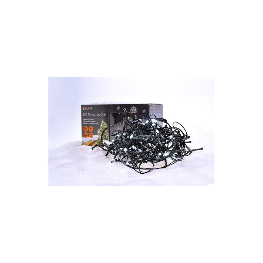 LED Karácsonyi kültéri lánc 100xLED/230V 10m IP44 hideg fehér