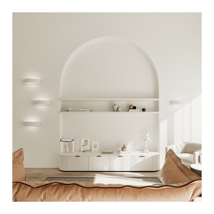 Fali lámpa ATENA 1xE27/60W/230V 40,5 cm fehér