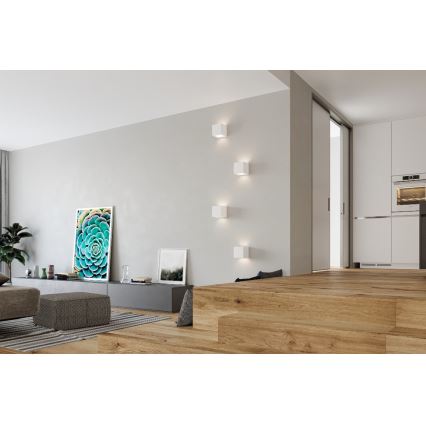 Sollux SL.0005 - Fali lámpa LEO 1xE27/60W/230V fehér