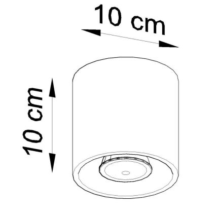 Spotlámpa ORBIS 1 1xGU10/10W/230V szürke