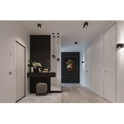 Spotlámpa QUAD 2 2xGU10/40W/230V fekete