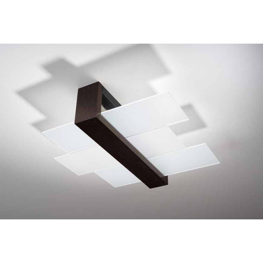 Mennyezeti lámpa FENIKS 2 2xE27/60W/230V Nyírfa/bükkfa/wenge