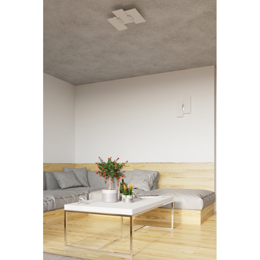 Sollux SL.0198 - Mennyezeti lámpa FABIANO 3xE27/60W/230V fehér/króm