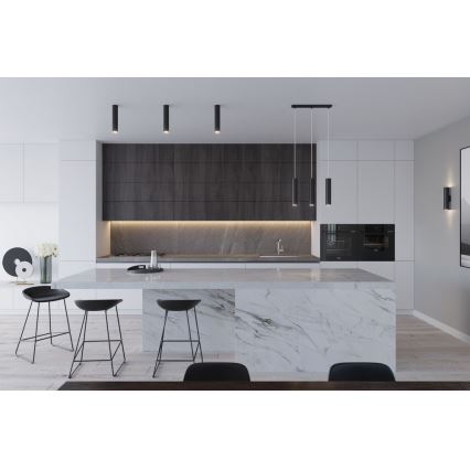 Csillár zsinóron LAGOS 2 2xGU10/10W/230V fekete