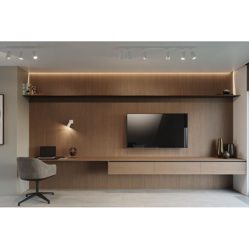 Spotlámpa RING 6L 6xGU10/10W/230V fehér