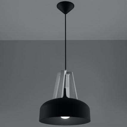 Csillár zsinóron CASCO 1xE27/60W/230V Nyírfa/bükkfa