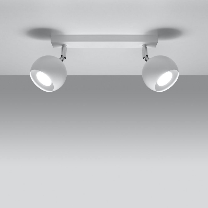 Mennyezeti spotlámpa OCULARE 2xGU10/10W/230V