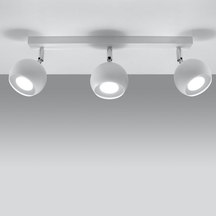 Mennyezeti spotlámpa OCULARE 3xGU10/10W/230V
