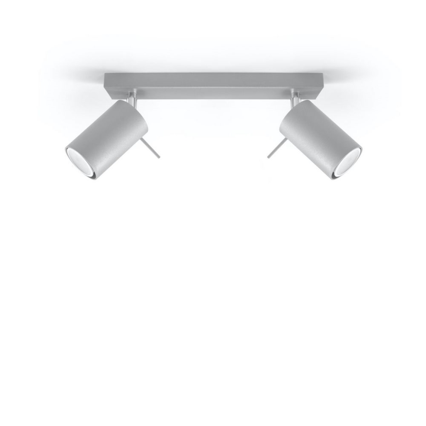 Mennyezeti spotlámpa RING 2xGU10/10W/230V