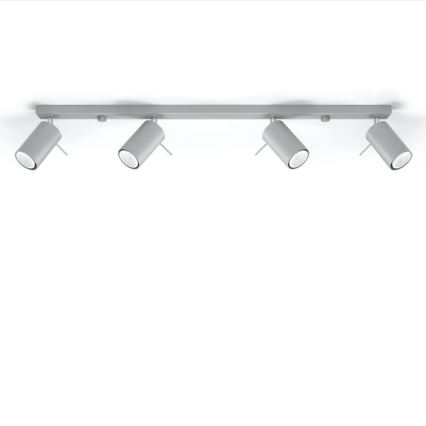 Mennyezeti spotlámpa RING 4xGU10/10W/230V