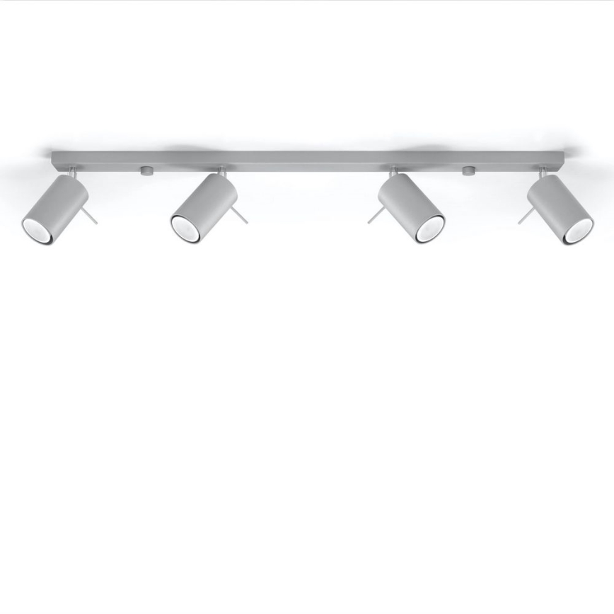 Mennyezeti spotlámpa RING 4xGU10/10W/230V