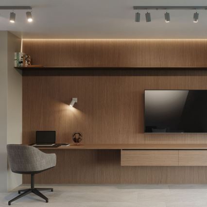Mennyezeti spotlámpa RING 6xGU10/10W/230V