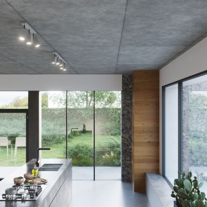 Spotlámpa MERIDA 3xGU10/40W/230V szürke