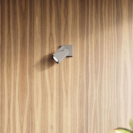 Spotlámpa MERIDA 3xGU10/40W/230V szürke