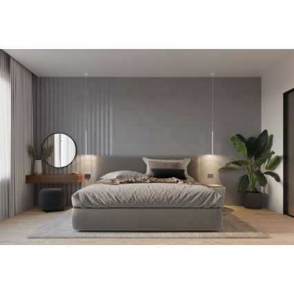 Csillár zsinóron PASTELO 3xG9/8W/230V fehér