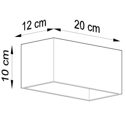 Fali lámpa QUAD MAXI 2xG9/40W/230V