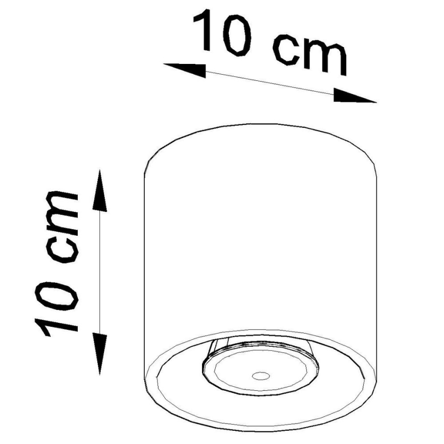 Spotlámpa ORBIS 1 1xGU10/10W/230V