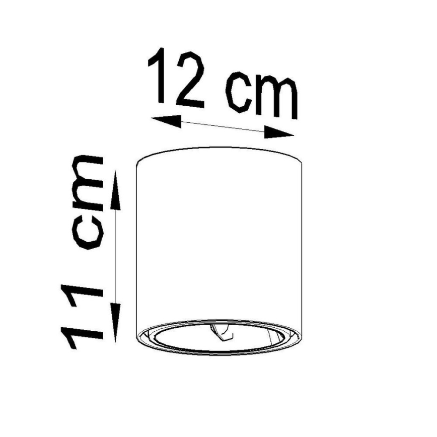 Spotlámpa TIUBE1xGU10-AR111/10W/230V