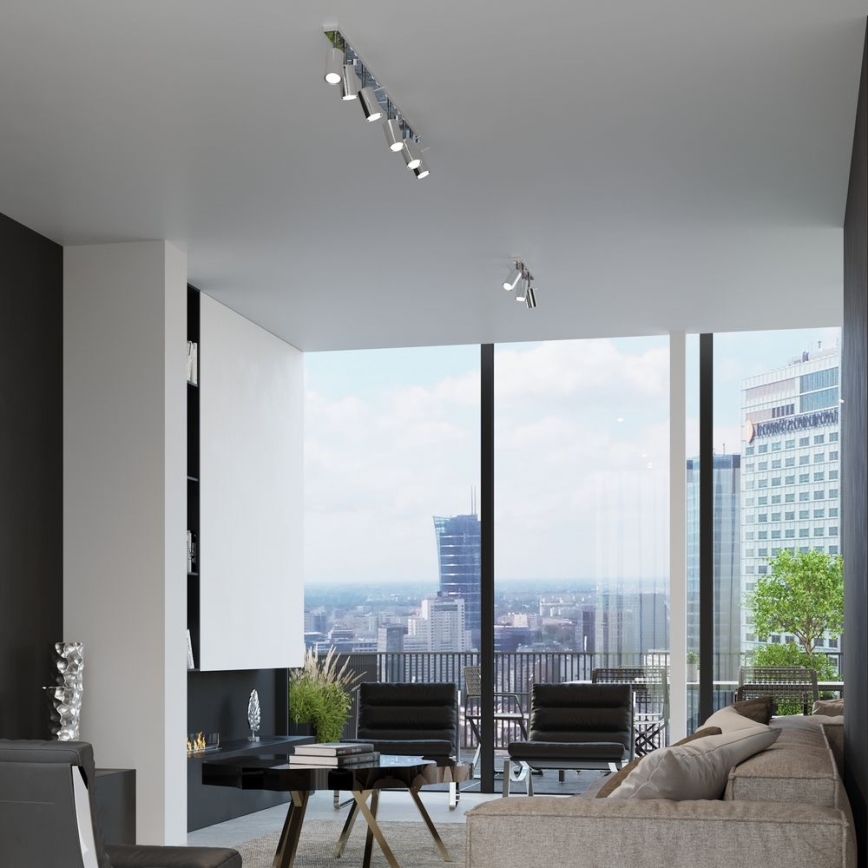 Spotlámpa RING 2xGU10/10W/230V