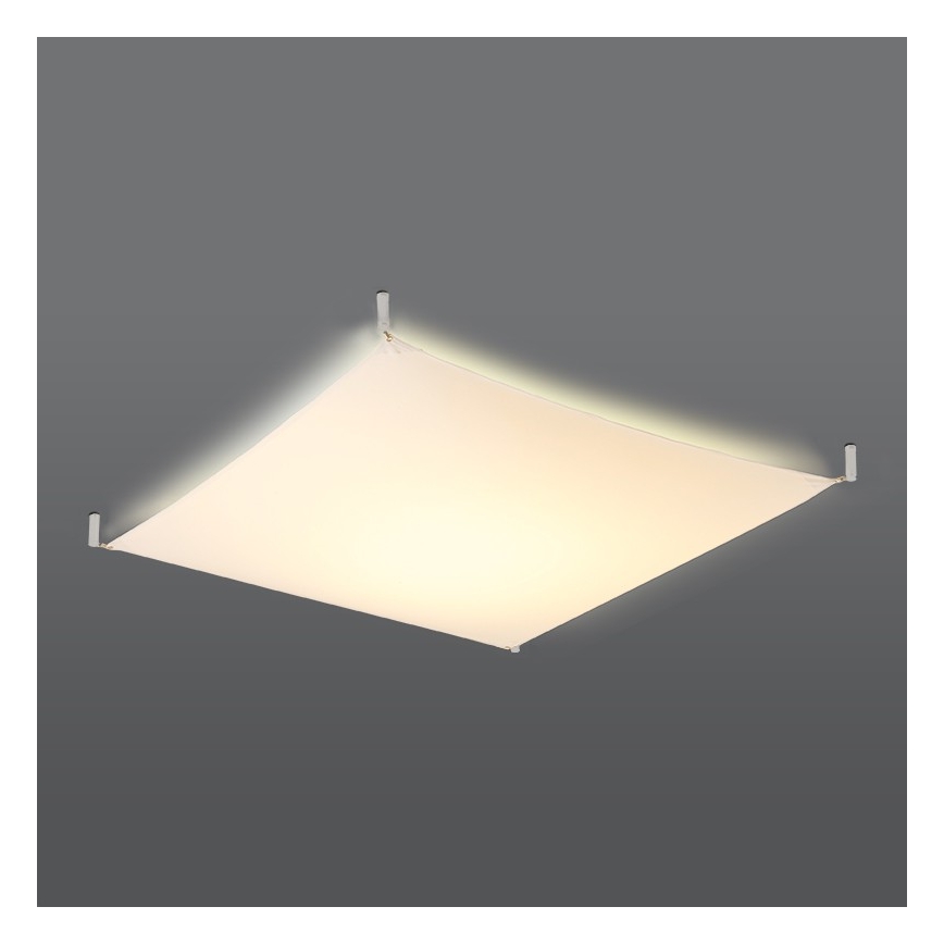 LED mennyezeti lámpa LUNA 4xG13/8,5W/230V 105x105 cm fehér