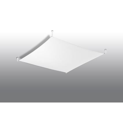 LED mennyezeti lámpa LUNA 4xG13/8,5W/230V 105x105 cm fehér