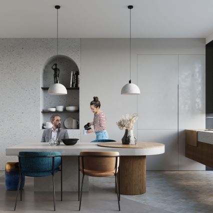 Függeszték kábellel PABLITO 1xE27/60W/230V betonból