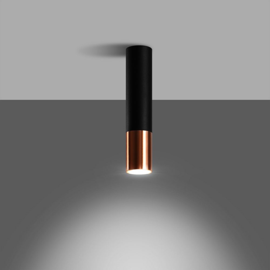 Spotlámpa LOOPEZ 1xGU10/10W/230V fekete/réz