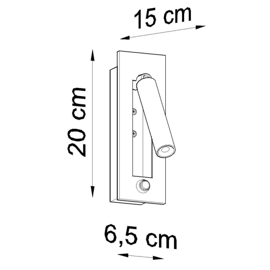 Fali spotlámpa ENIF 1xG9/12W/230V
