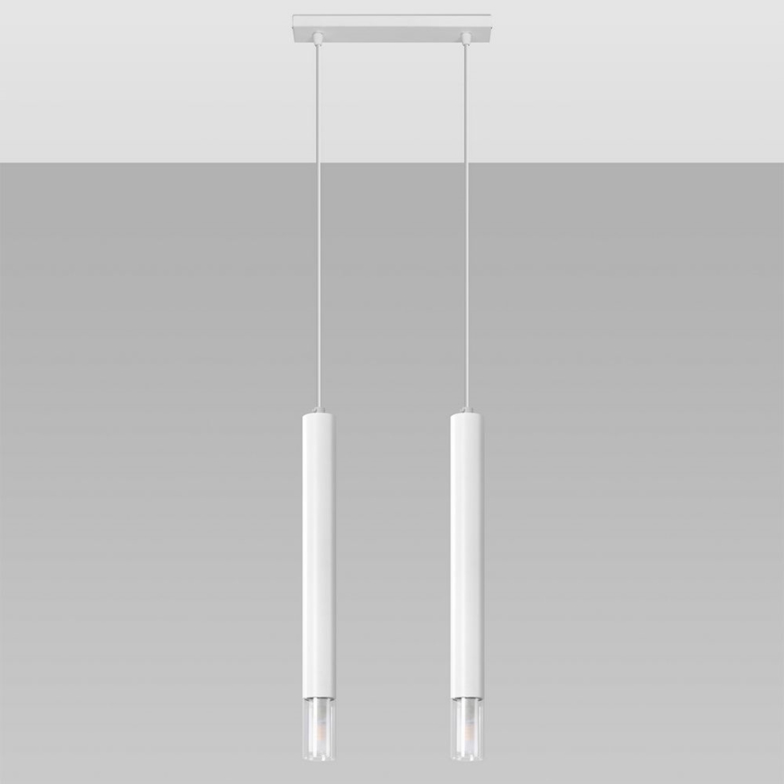 Csillár zsinóron VIZIER 2xG9/40W/230V fehér