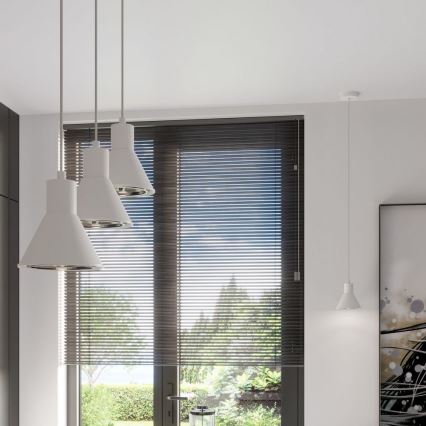 Csillár zsinóron TAZILA 1xES111/60W/230V fehér