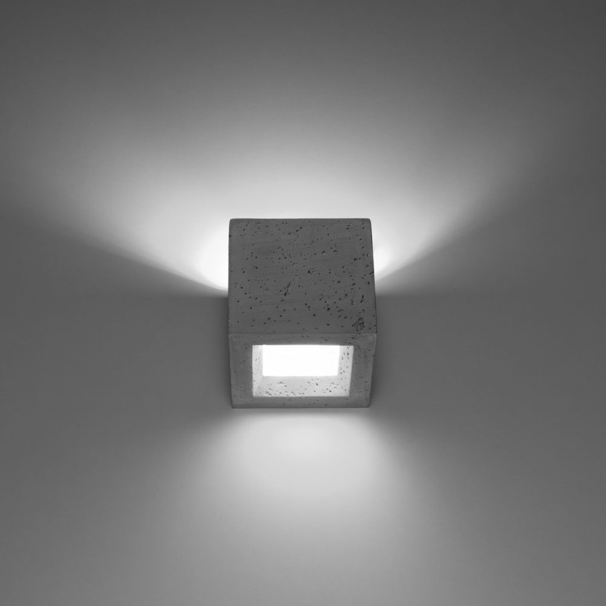Fali lámpa LEO 1xG9/40W/230V beton