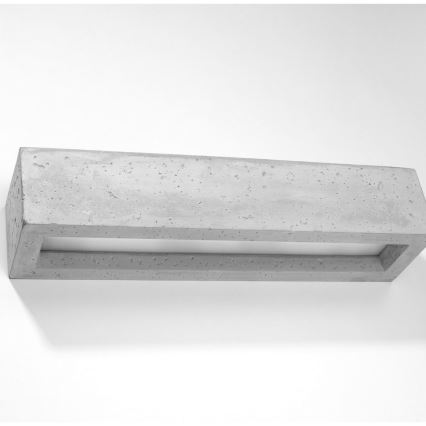 Fali lámpa VEGA 2xE27/60W/230V 50 cm beton