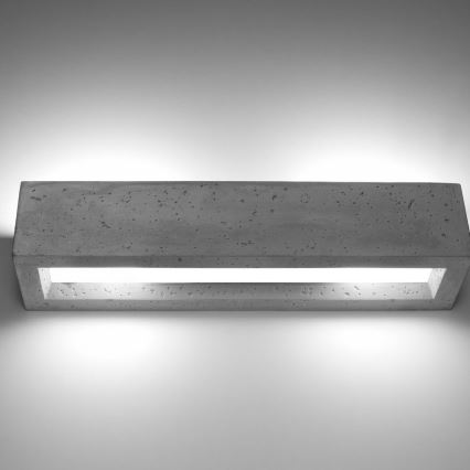 Fali lámpa VEGA 2xE27/60W/230V 50 cm beton