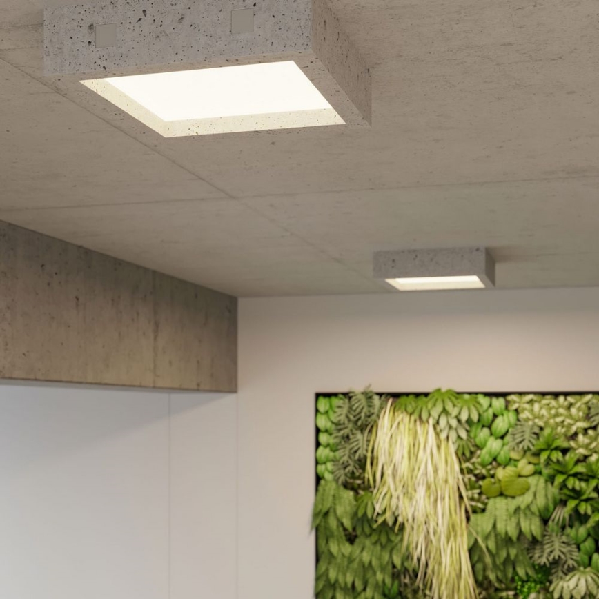 LED Mennyezeti lámpa RIZA LED/18W/230V beton