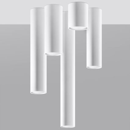 Spotlámpa LAGOS 1xGU10/10W/230V 10 cm fehér