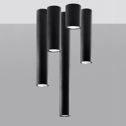 Spotlámpa LAGOS 1xGU10/10W/230V 40 cm fekete