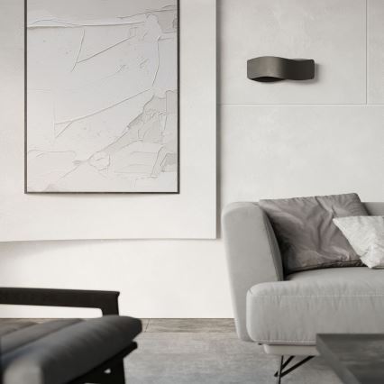 Fali lámpa TILA 1xG9/40W/230V 30 cm fekete