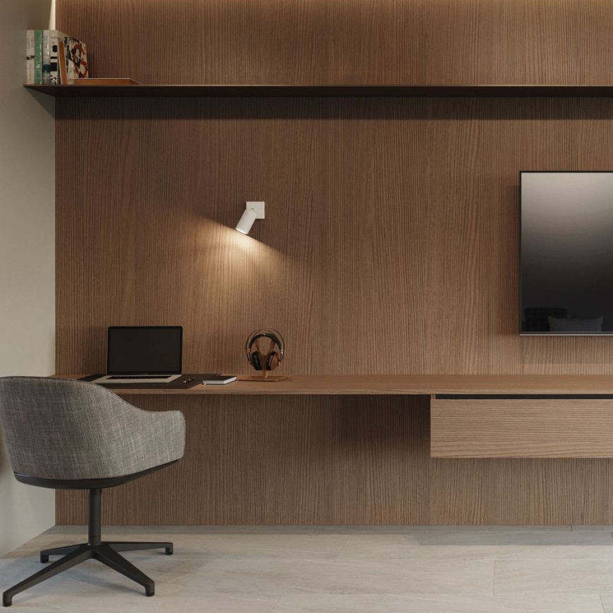 Fali spotlámpa RING 1xGU10/10W/230V fehér