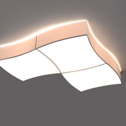 Mennyezeti lámpa SQUARE 6xE27/60W/230V fehér