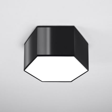 Mennyezeti lámpa SUNDE 2xE27/60W/230V 15,5 cm fekete