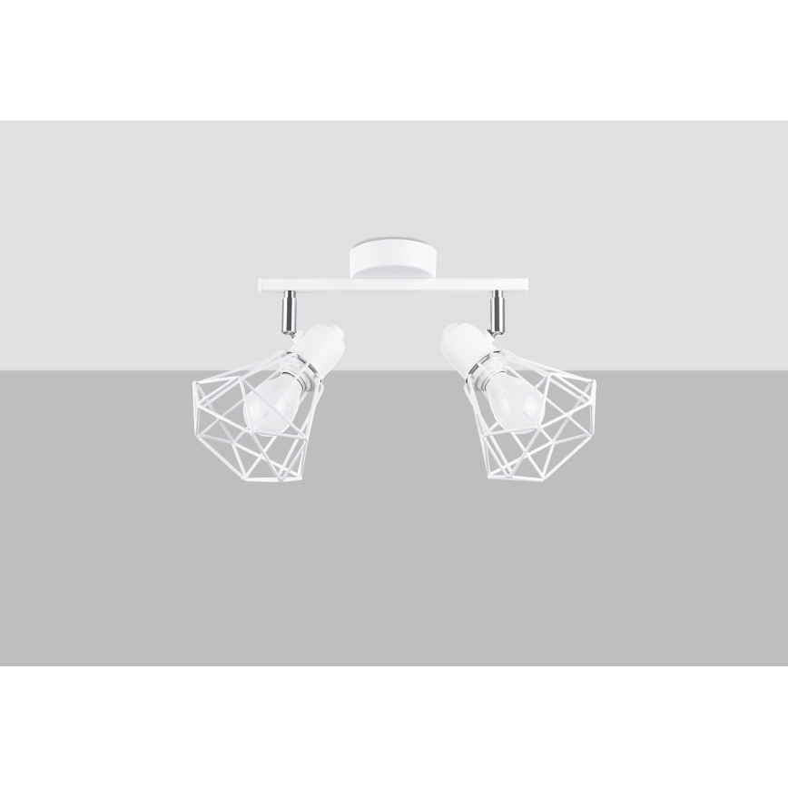 Spotlámpa ARTEMIS 2xE14/40W/230V fehér